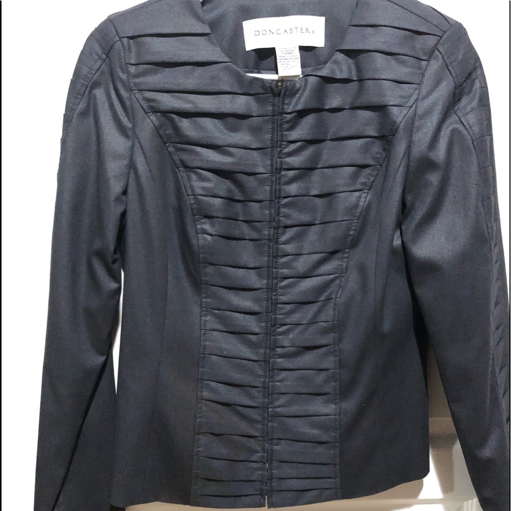 New, dark gray